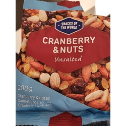 Cranberry & Nuts unsalted