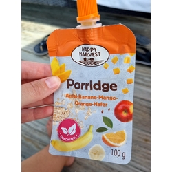 Porridge Apfel-Banane-Mango-Orange-Hafer