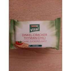 Dinkel-Cracker Thymian-Chili