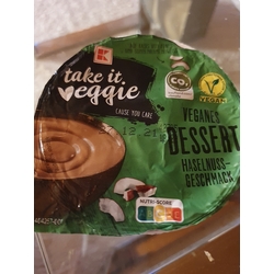veganes dessert haselnussgeschmack