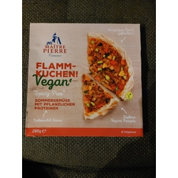 Maitre Pierre Flammkuchen Vegan Spicy Pies