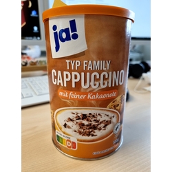 Typ Family Cappuccino mit feiner Kakaonote