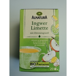Bio Kräuter-Früchtemischung Ingwer Limette
