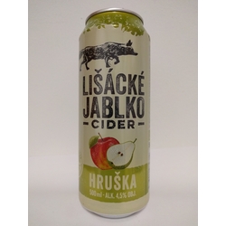 Lišácké Jablko - Cider: Hruška