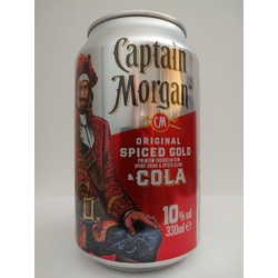 Captain Morgan - Original: Spiced Gold, & Cola, 10% vol