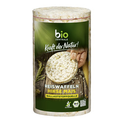 biozentrale Reiswaffeln Hirse Mais