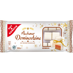 Aachener Dominosteine mit weißer Schokolade