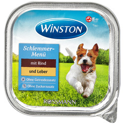 Winston Schlemmer-Menü mit Rind und Leber