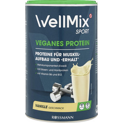 WellMix SPORT Veganes Protein Vanille 300g