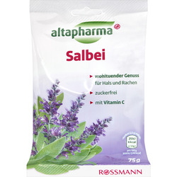 altapharma Salbei-Bonbons mit Vitamin C zuckerfrei