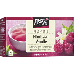 KING'S CROWN Früchtetee Himbeer-Vanille