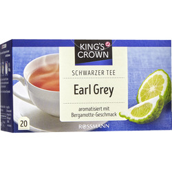 KING'S CROWN Schwarzer Tee Earl Grey