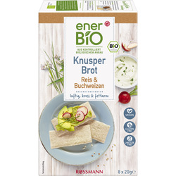 enerBiO Knusperbrot Reis & Buchweizen