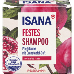 ISANA festes Shampoo Granatapfel