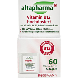 altapharma Vitamin B12 hochdosiert 60 Minitabletten