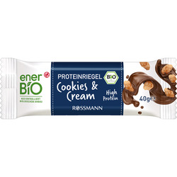 enerBiO Proteinriegel Cookies & Cream