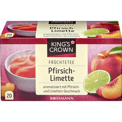 KING'S CROWN Früchtetee Pfirsich-Limette