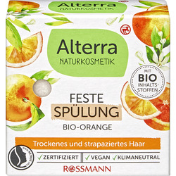 Alterra NATURKOSMETIK Feste Spülung Bio-Orange