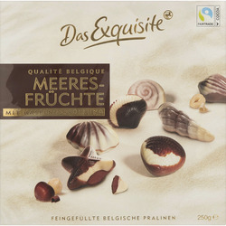 Das Exquisite - Meeresfrüchte: Mit Haselnussfüllung, Qualité Belgique, 250g ℮