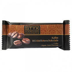 STYX Schokoladenmanufaktur BIO-Edelbitterschokolade gefüllt mit Kaffee-Ganache 70g