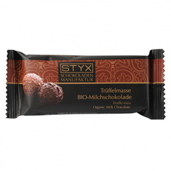 STYX Schokoladenmanufaktur BIO-Milchschokolade gefüllt mit Trüffelmasse-Ganache 70g