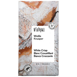 Vivani - Weiße Knusper-Schokolade