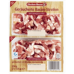 Glocken-Beune Geräucherte Bacon-Streifen