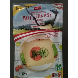 milfina - Österreichischer Butterkäse in Scheiben cremig-mild