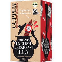 Cupper Schwarzer Tee "English Breakfast" (20 Beutel), 50 g