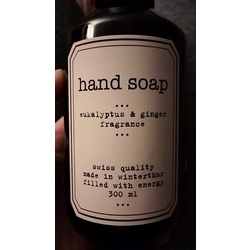 hand soap eukalyptus & ginger fragrance