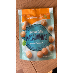 Geröstete Macadamias