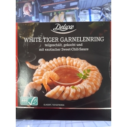 White Tiger Garnelen Ring - Deluxe
