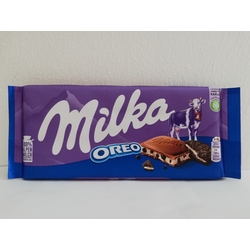 Milka - Oreo: 100% Alpenmilch Schokolade