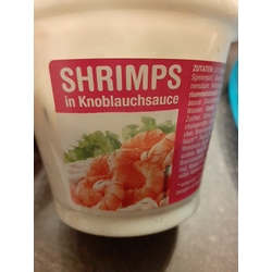 Shrimps in Knoblauchsauce
