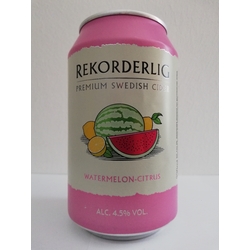 Rekorderlig - Watermelon-Citrus: Premium Swedish Cider, Alc. 4,5% Vol.