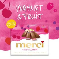 merci Limited Edition Yoghurt & Fruits