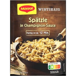 Maggi Wirtshaus Spätzle in Champignon-Sauce, 123 g