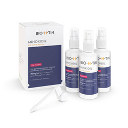 Minoxidil BIO-H-TIN Pharma Frauen 20 mg/ml Spray - 3 x 60 ml für 3 Monate