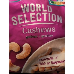 world selection cashews