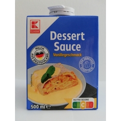 K-CLASSIC - Dessert Sauce: Vanillegeschmack, 500 ml ℮