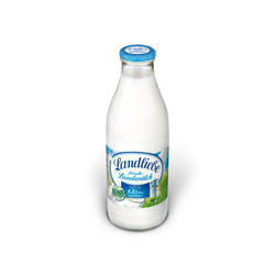 Landliebe – Frische Landmilch: 1 Liter, Ohne Gentechnik