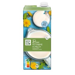 Naturgut Bio Fettarme H-Milch, ultrahocherhitzt, homogenisiert, 1,5% Fett
