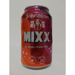 Feldschlößchen - Mixx: Orange-Kola-Mix, Koffeinhaltig, Alkoholfrei 0%