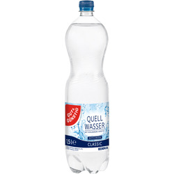 Gut & Günstig - Quellwasser: Classic, 1,5 l