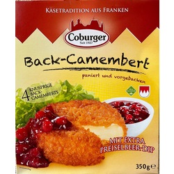 Coburger – Back-Camembert, paniert und vorgebacken