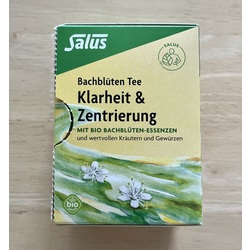 Salus Bio BachblütenTee Klarheit&Zent, 15 Btl