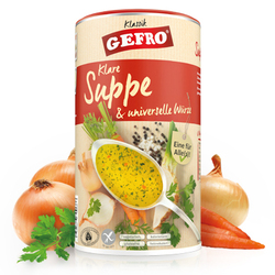 GEFRO Klassik Suppe - Gemüsebrühe & universelle Würze 1000g