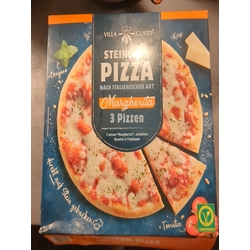 Steinofen Pizza nach italienischer Art Margherita 