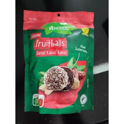 Vegane Fruitballs Dattel Kakao Kokos